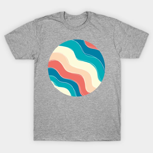 aesthetic squiggle circle T-Shirt by tris96mae